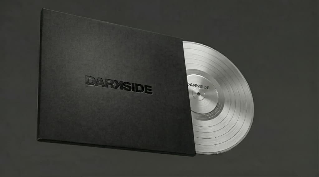 DARKSIDE Deluxe vinyl record and sleeve